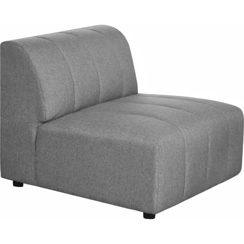 Lyric Grey Modular Slipper Chair 1