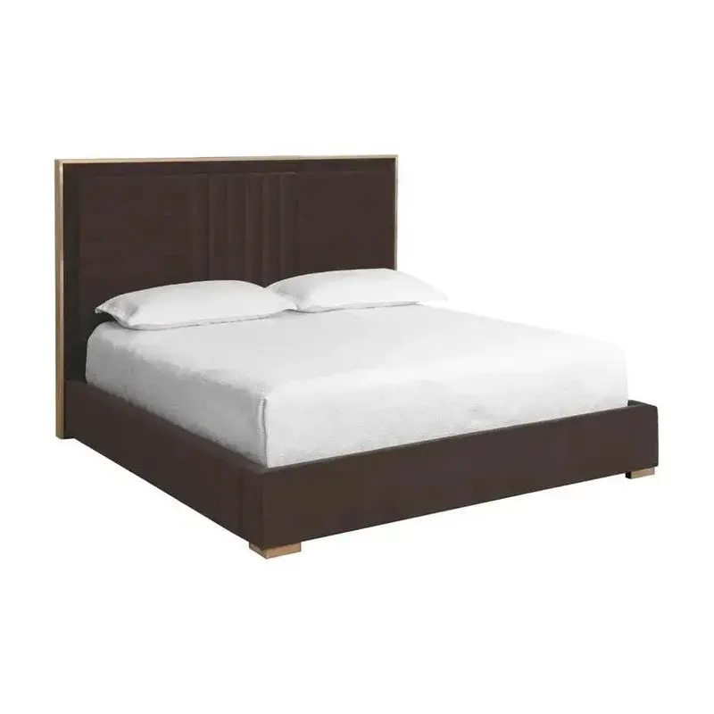 Mabel King Bed With Luxe Performance Fabric Upholstery 1