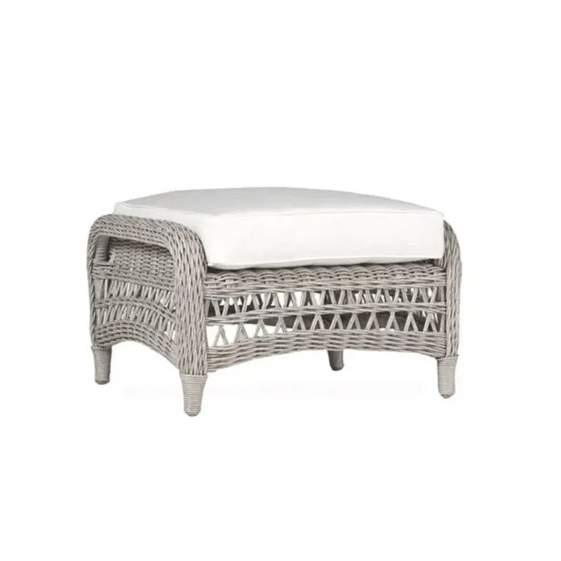 Mackinac Outdoor Ottoman Cushion Replacement – Coordinated Style 1
