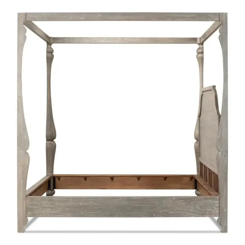 Madeline Brown Wooden Bed Frame – Transitional Design 1