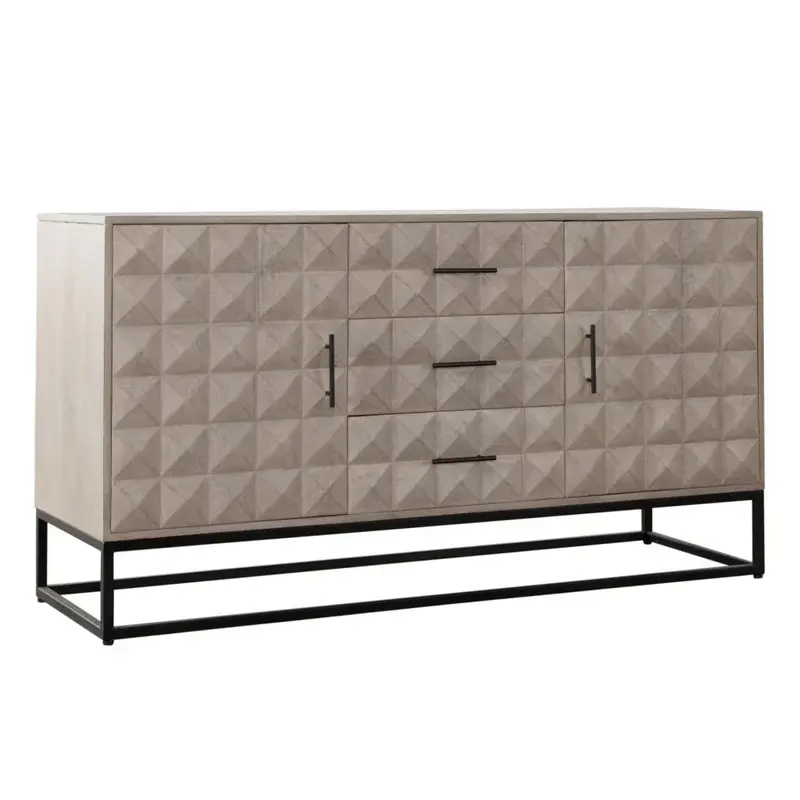Madera Solid Wood Three-Drawer Dresser 1