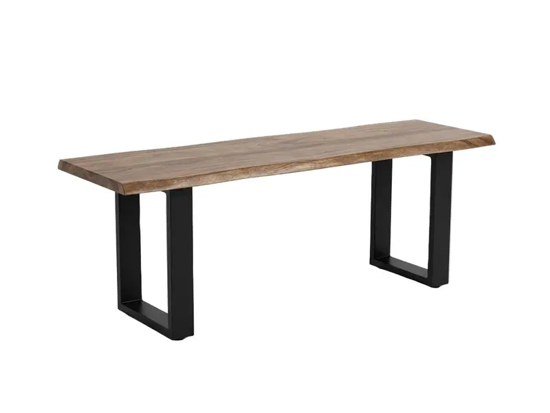 Maelira Brown Wooden Dining Bench 1