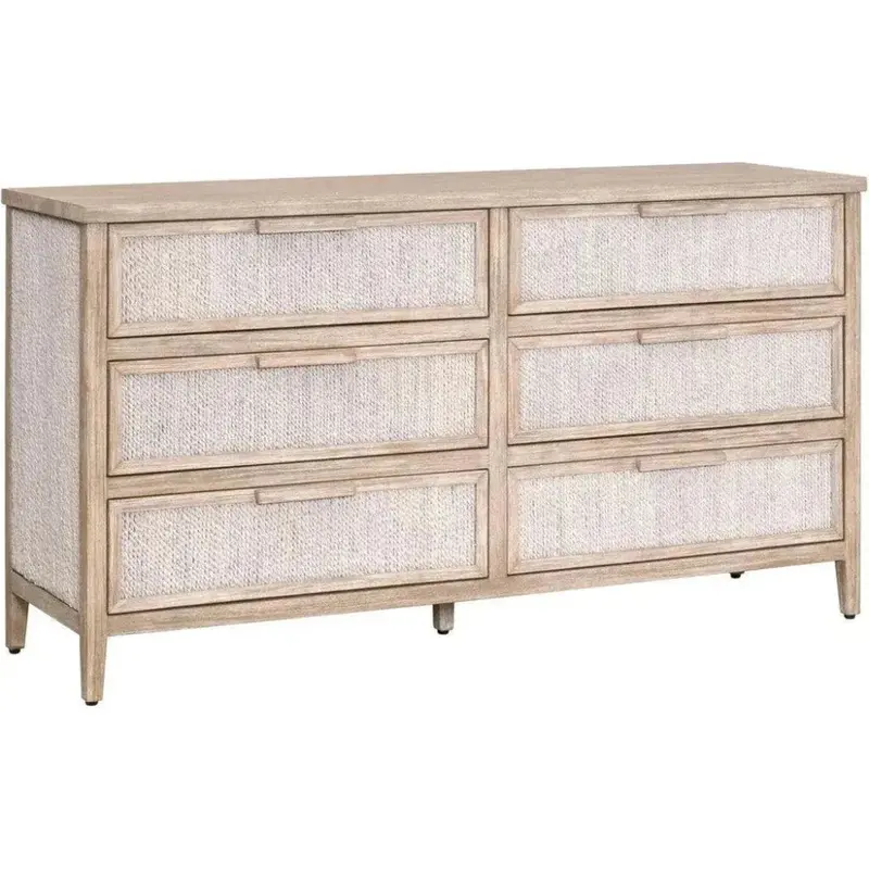 Malay 6-Drawer Wooden Double Dresser 1