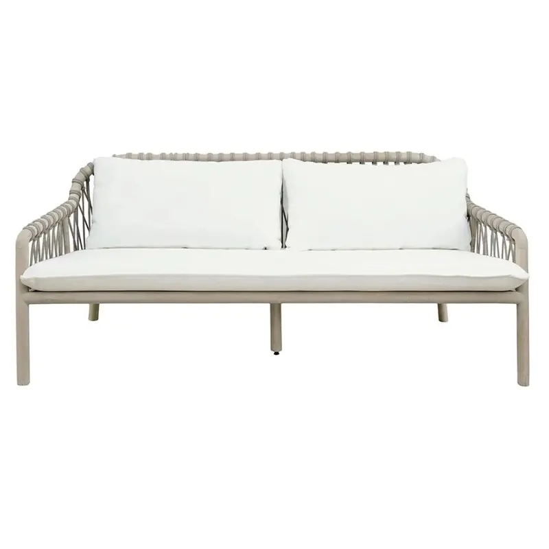 Malibu Wood Patio Sofa 1