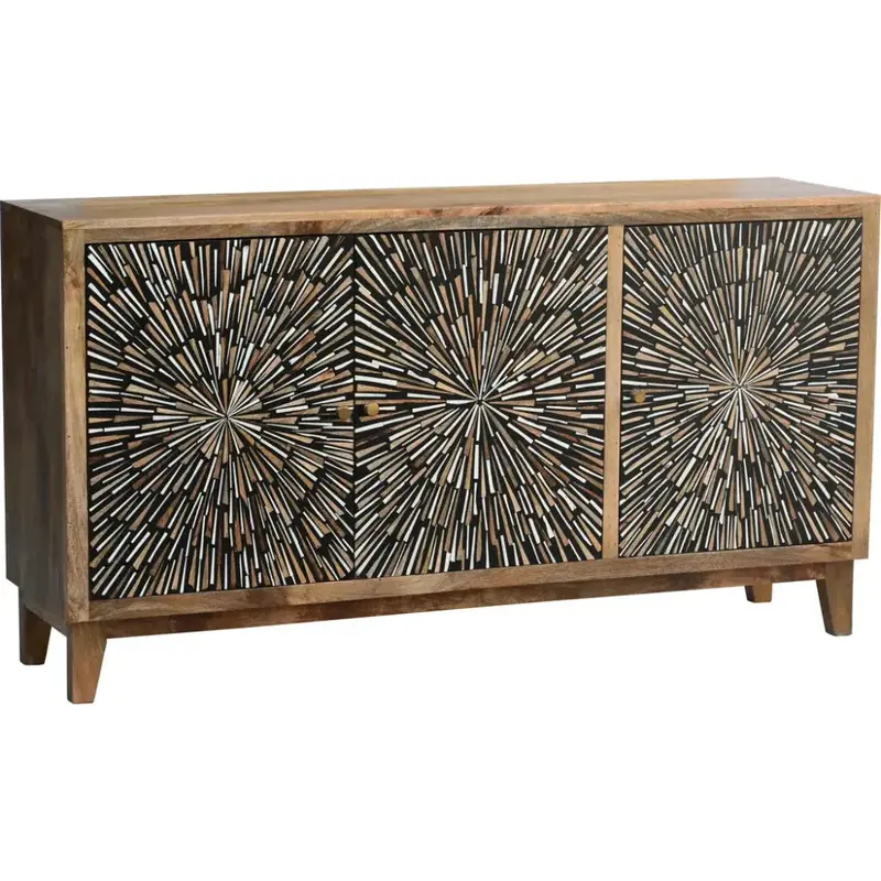 Malvarra Elegant Wooden Chest – Decorative Storage Unit 1