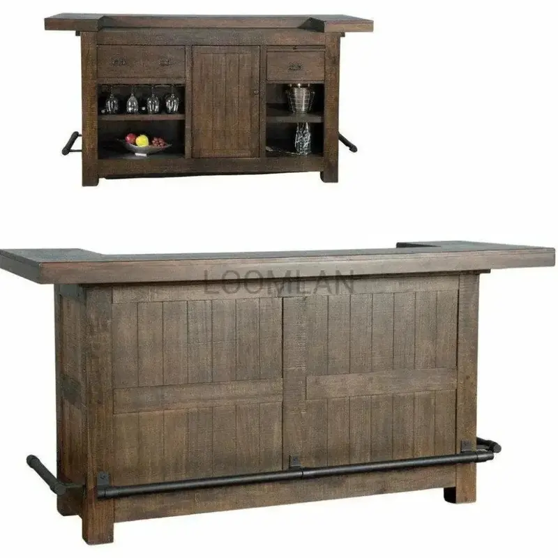 Mancave Bar Island – Multi-Functional Home Entertainment Hub 1