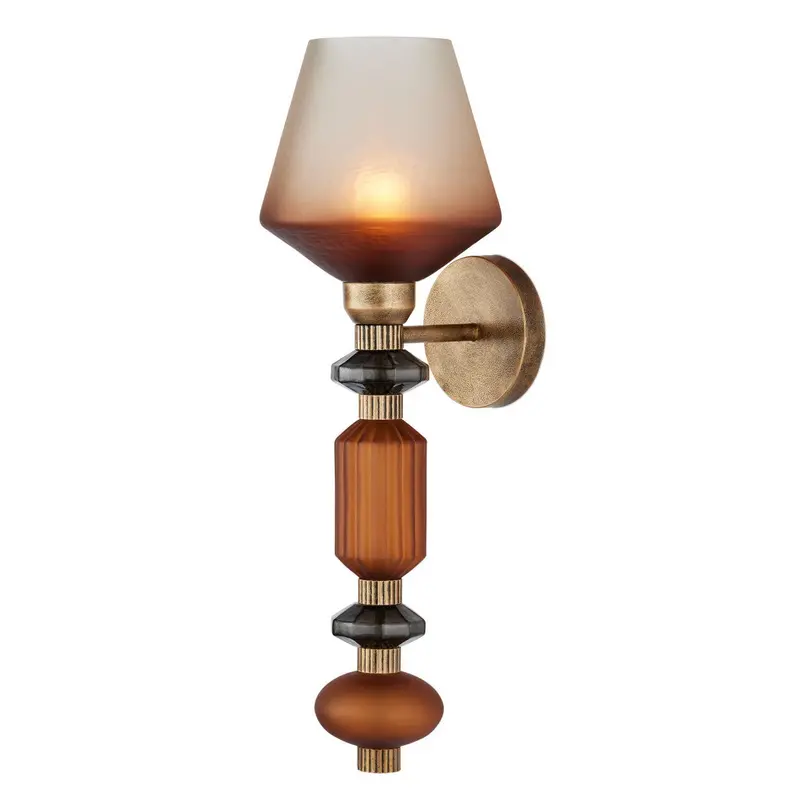 Mandeville Modern Glass Wall-Mounted Sconce 1