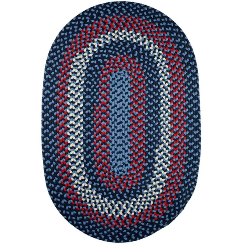Manhattan Reversible Braided Oval Area Rug 1