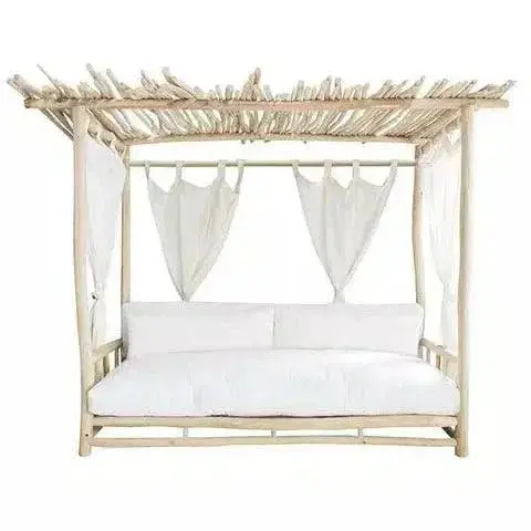 Marbella Teak Outdoor Daybed – Elegant Sun-Ready Lounger 1