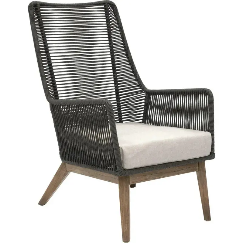 Marco Polo Grey All-Weather Outdoor Lounge Chair 1
