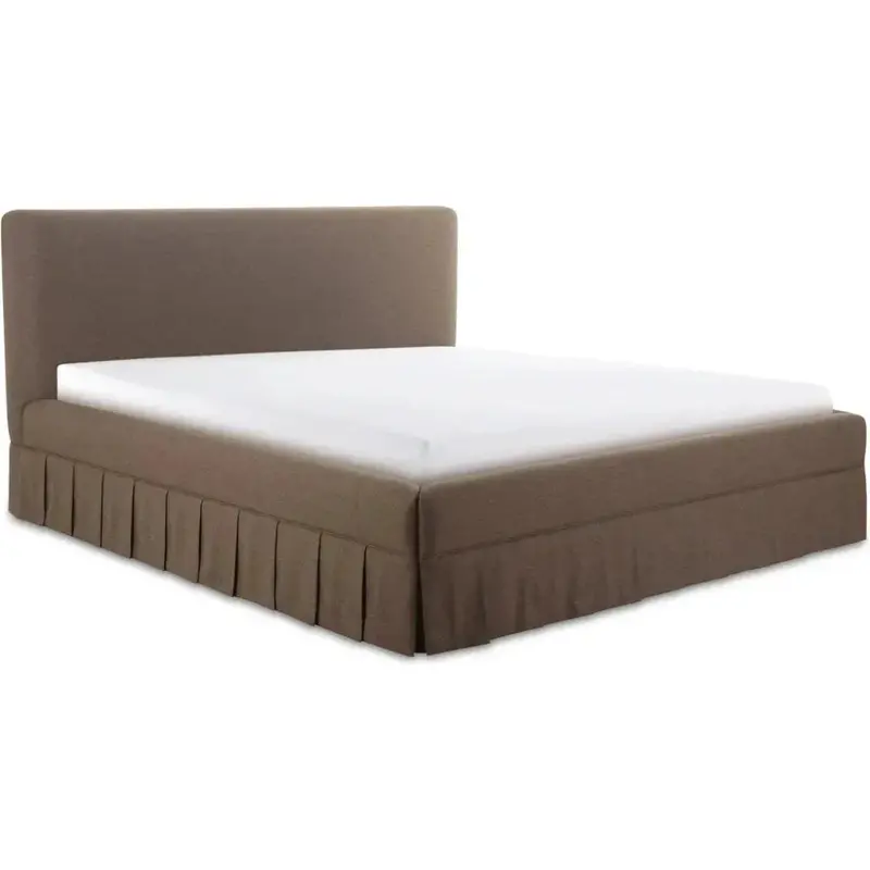 Maren Brown Wooden Bed Frame 1