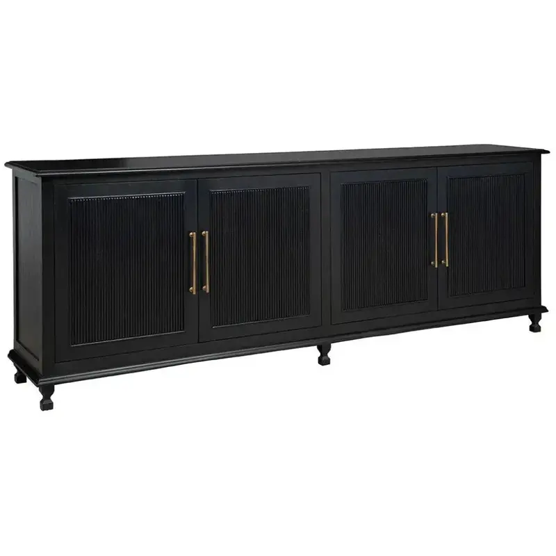 Margot Luxury Sideboard Crafted From Solid Wood With Sculptural Details 1