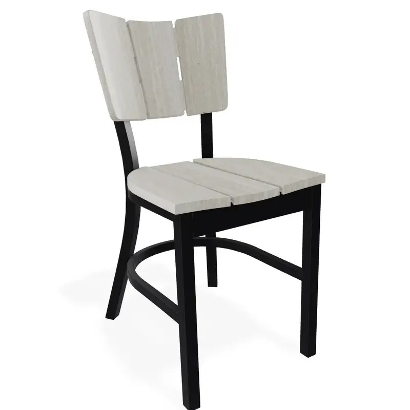 Marine-Grade Polymer Aluminum Stackable Bistro Chair – Outdoor 1