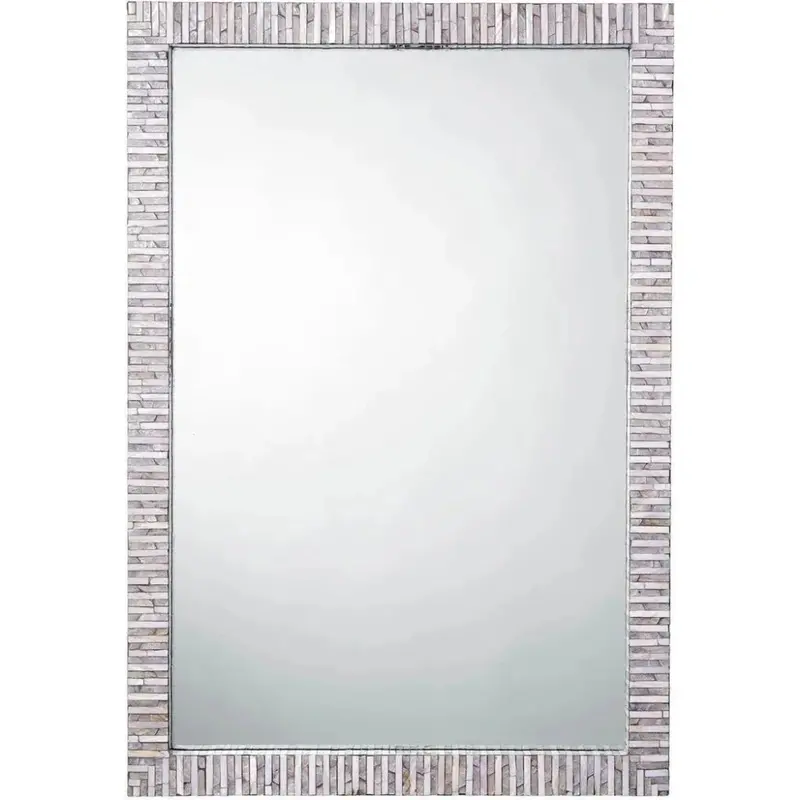 Marmont Rectangular Wall Mirror – Jamie Young Mother-Of-Pearl Series 1