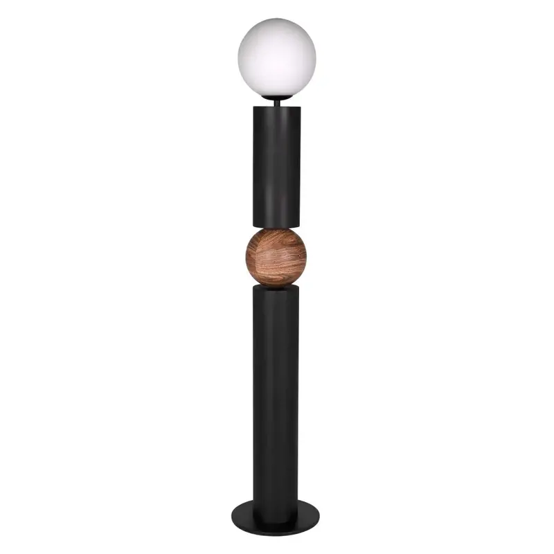 Max Black Steel Floor Lamp – Tall Industrial Standing Light 1