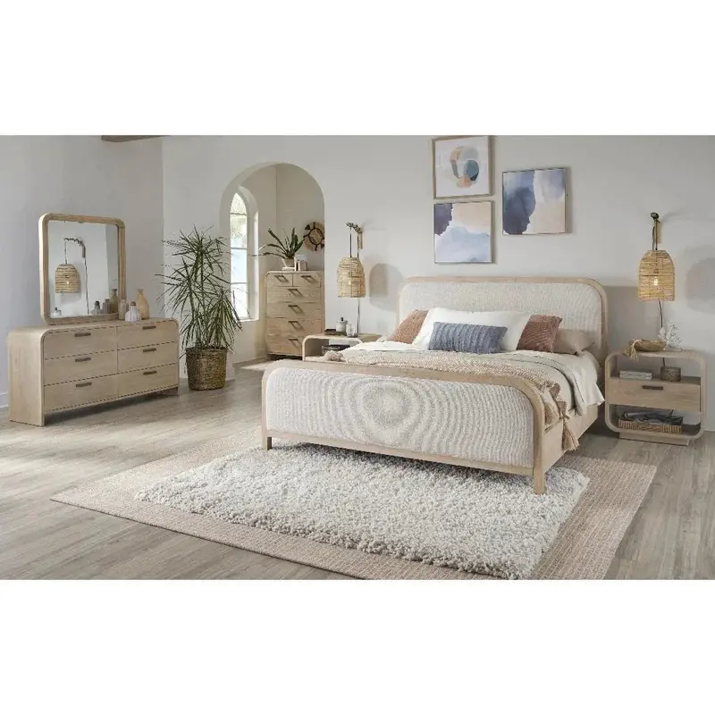 Melia Queen-Size Bedroom Set – Coordinated 6-Piece Furniture Suite 1
