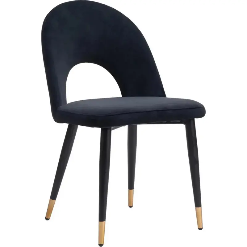 Menlo Velvet Dining Chairs – Set Of 2 1
