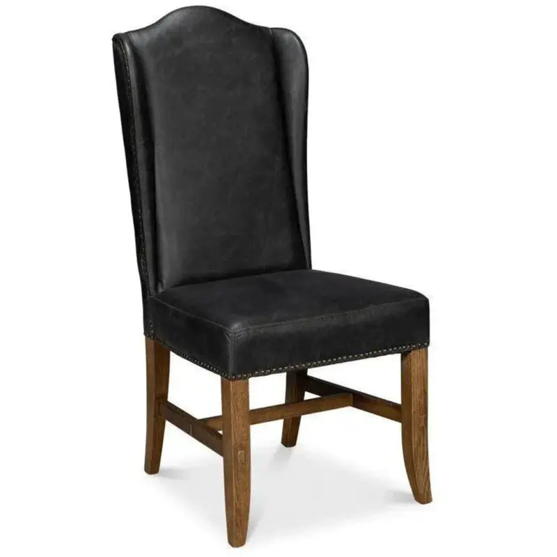 Mercado High-Back Leather Dining Chairs – Set Of 2 1