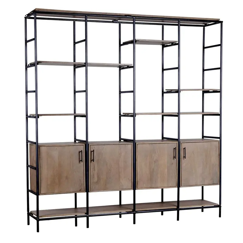 Metal Multi-Tier Shelving Unit For Living Or Office Space 1