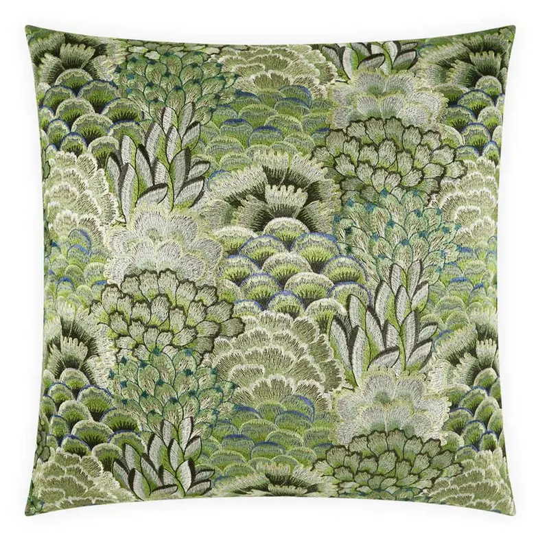 Milla Emerald Green Decorative Throw Pillow 1