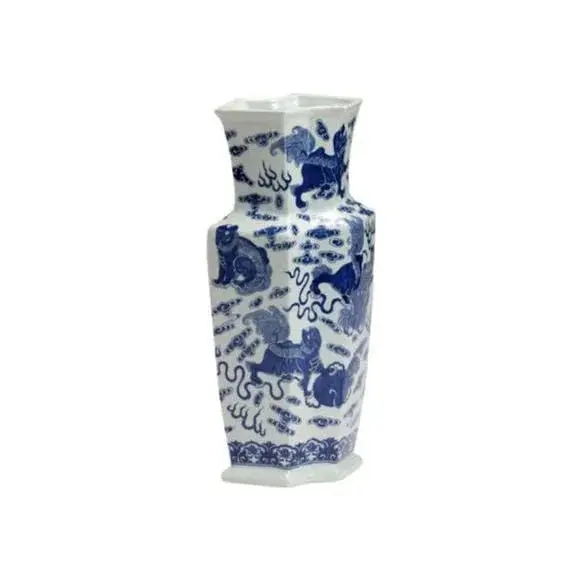 Ming Dynasty Octagonal Ceramic Vase 1