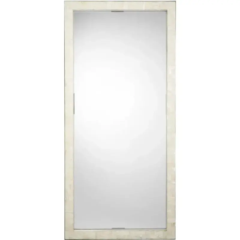 Monroe Rectangular Floor Mirror With Mother-Of-Pearl Accents 1