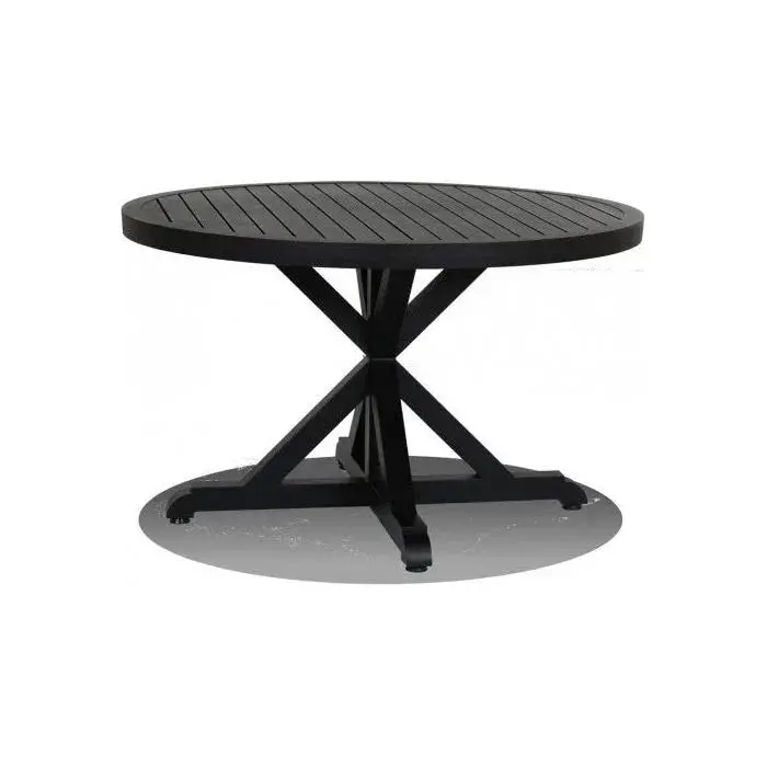 Monterey Aluminum Round Outdoor Dining Table 1
