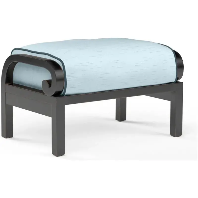 Monterey Sunbrella Outdoor Footrest Ottoman 1