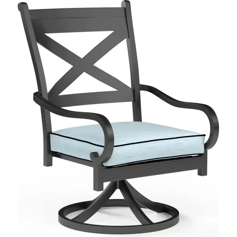 Monterey Swivel Outdoor Dining Chairs – Set Of 2 1