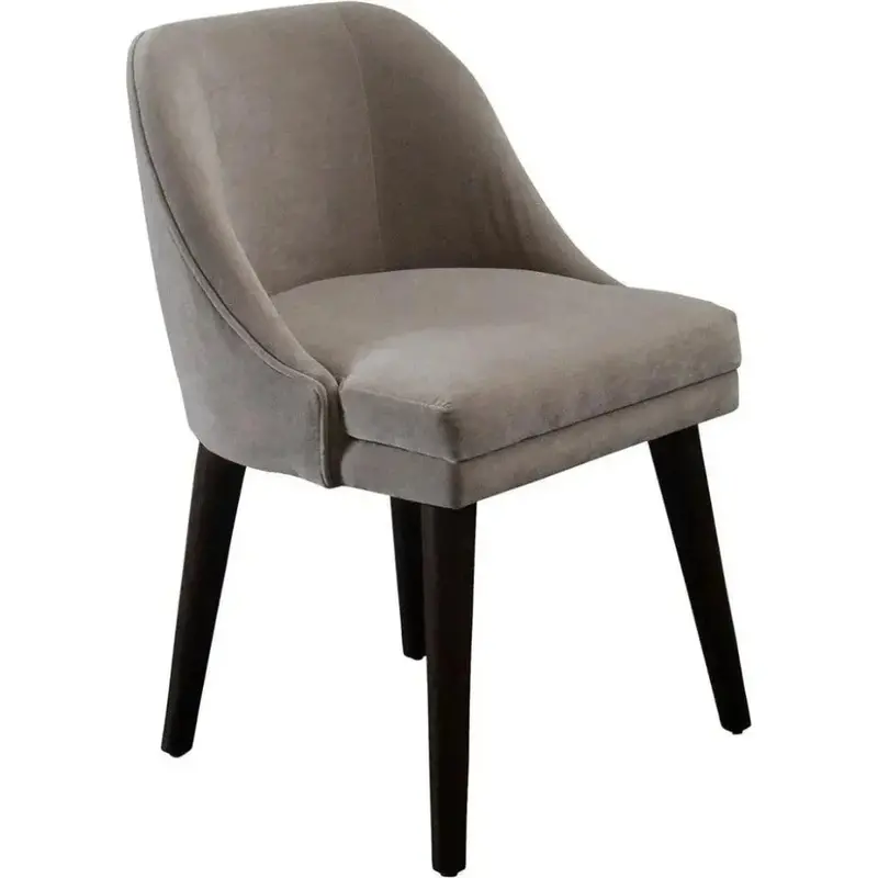 Montrose Mid-Century Gray Dining Chair – Upholstered Comfort 1