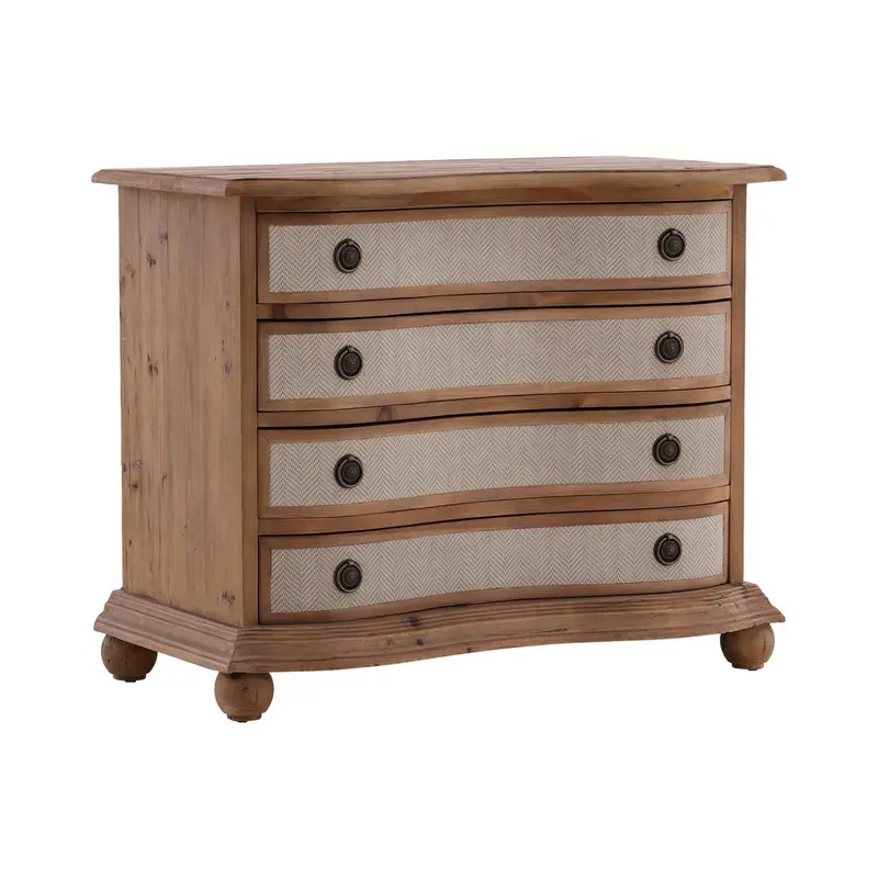 Moray Four-Drawer Wooden Storage Chest With Smooth Glide Drawers 1