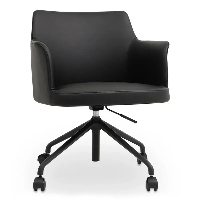 Morris Swivel Office Chair With Premium Leather Upholstery 1