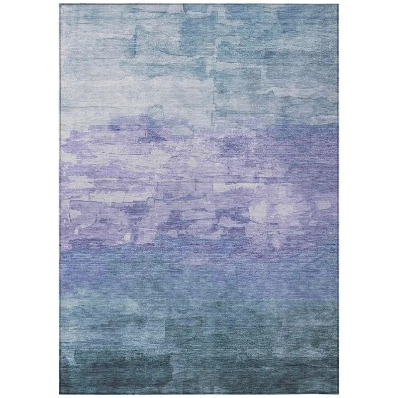 Mosselia Blue Coastal Indoor-Outdoor Rug – Saltwater-Resistant & Rinseable 2