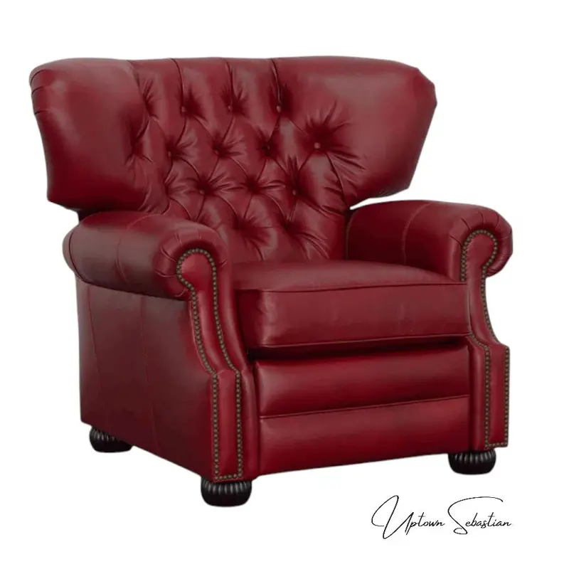 Motion-Activated Leather Power Recliner 1
