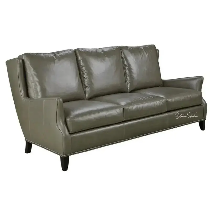 Mountain Majesty Leather Sofa – Elevated Handmade Craftsmanship 1