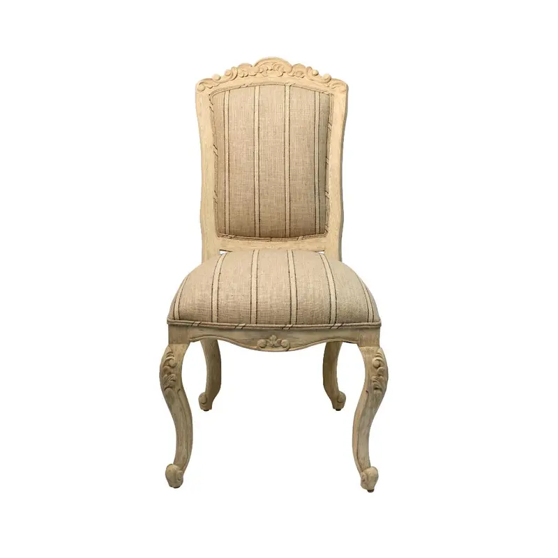 Nantes Neutral Fabric Dining Chair – Versatile Armless Option 1