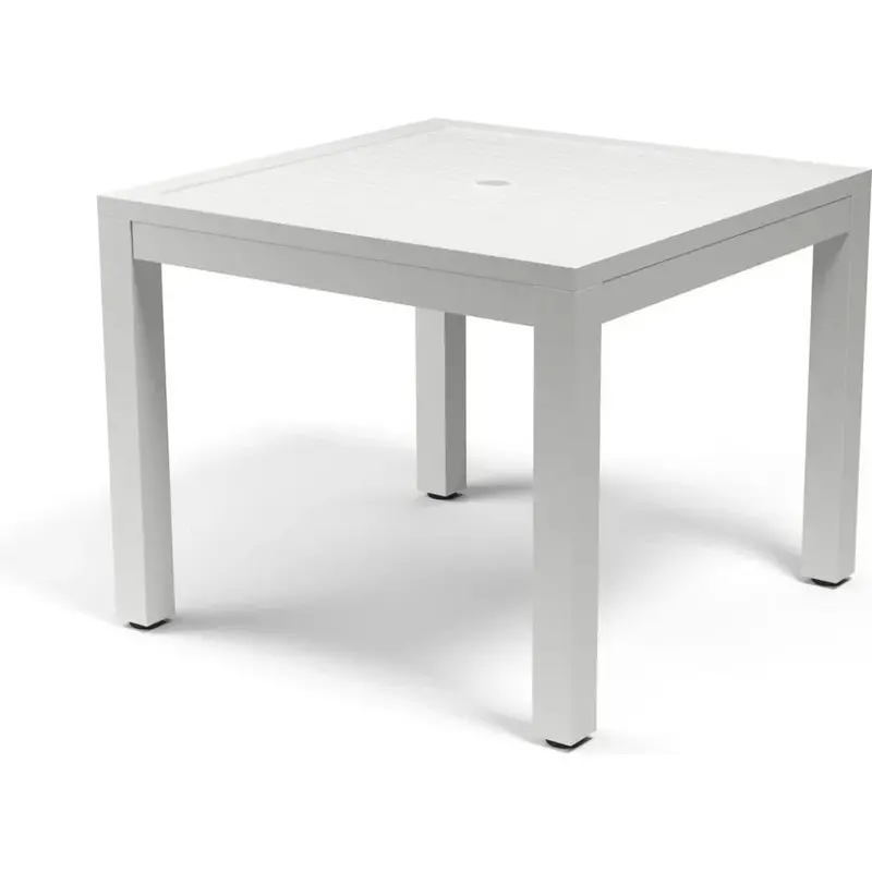 Naples Aluminum Square Patio Dining Table 1