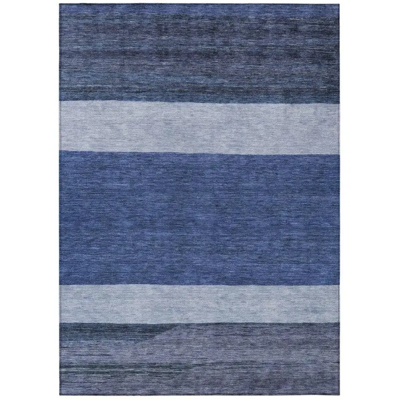 Navy Blue Chantissa Washable Rug – Indoor-Outdoor Performance Flooring 2
