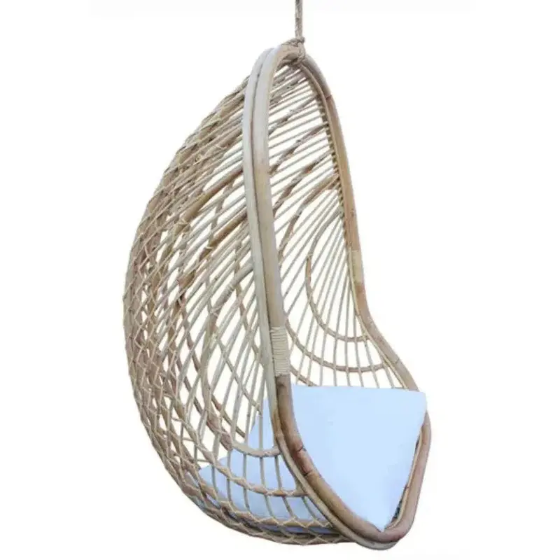 Nest Hanging Chair – Indoor Macramé Swing Seat With Cushion 1