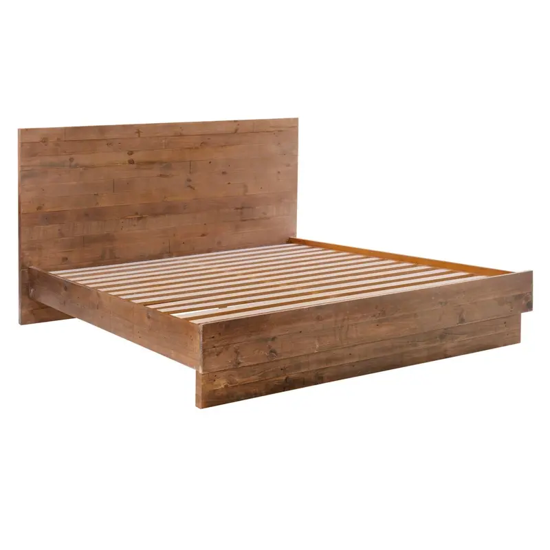 Nevada Brown Modern Wooden Bed Frame 1