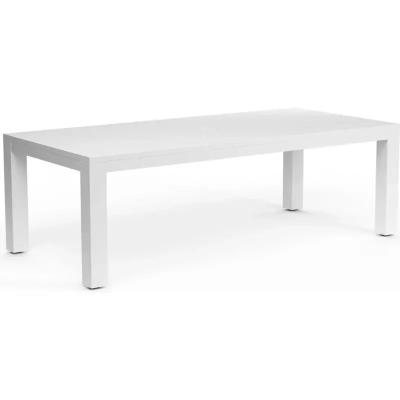 Newport Aluminum Rectangular Outdoor Dining Table 1