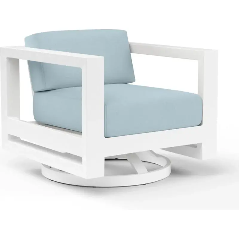 Newport Sunbrella 360° Swivel Outdoor Club Chair 1