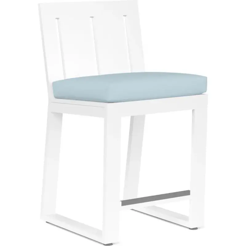 Newport Sunbrella Bar-Height Outdoor Barstool 1
