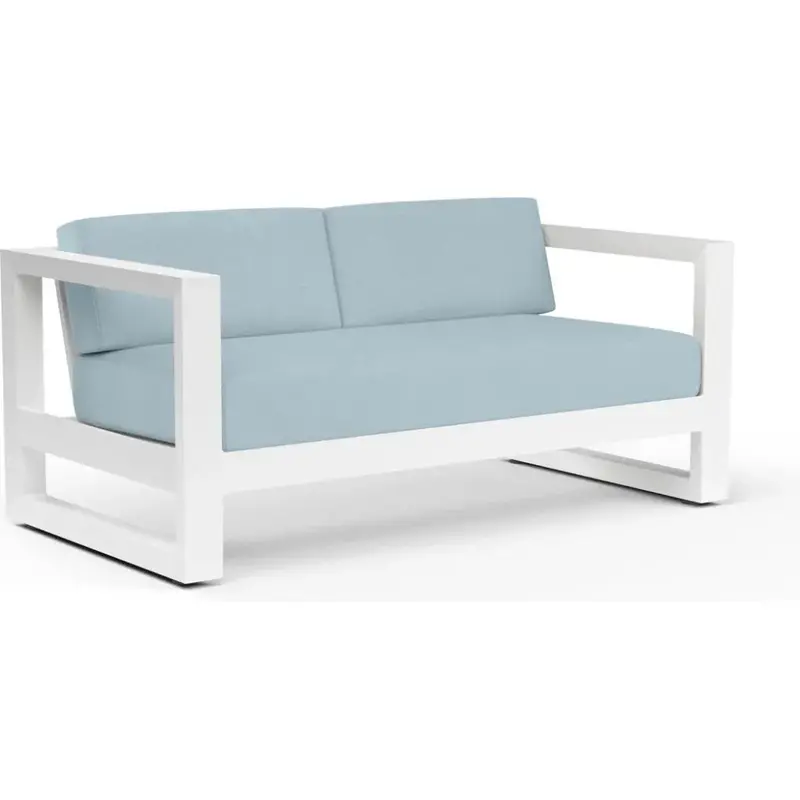 Newport Sunbrella Two-Seater Outdoor Loveseat 1