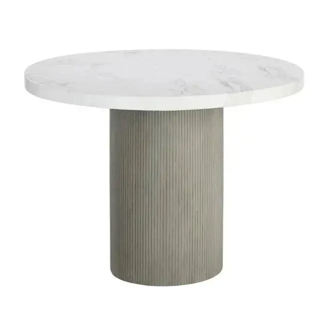 Nicolette Round Concrete Outdoor Dining Table 1
