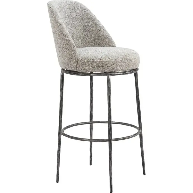 Nordhavn Gray 360° Swivel Barstool 1