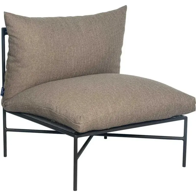 Nut Brown Modular Outdoor Sectional Chair 1