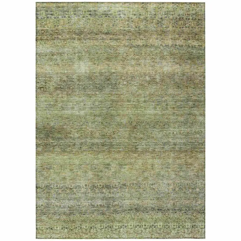 Nymara Green Stain-Resistant Outdoor Floor Mat 2