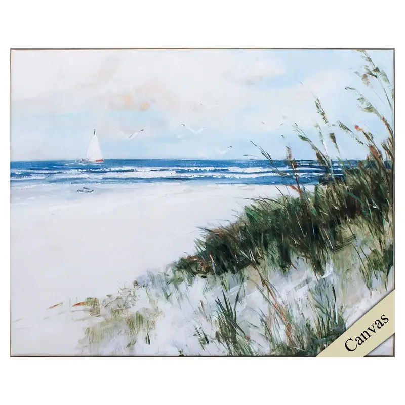 Oak Island Sunrise Canvas Art Print – Blue Horizon Style 1