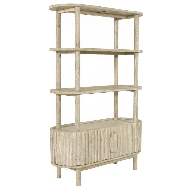 Oasis Etagere – Open-Frame Solid Wood Display Shelf 1